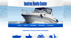 Desktop Screenshot of imatranhuoltocenter.fi