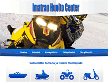 Tablet Screenshot of imatranhuoltocenter.fi